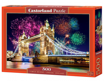 Castorland  B-52592 Tower Bridge, England, Puzzle 500 Teile