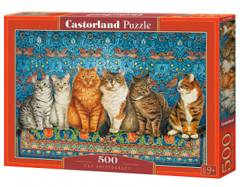 # Castorland  B-53469 Cat Aristocracy, Puzzle 500 Teile