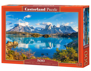 Castorland  B-53698 Torres del Paine, Patagonia, Chile Puzzle 500 Teile