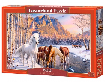 Castorland  B-53704 Winter Melt Puzzle 500 Teile
