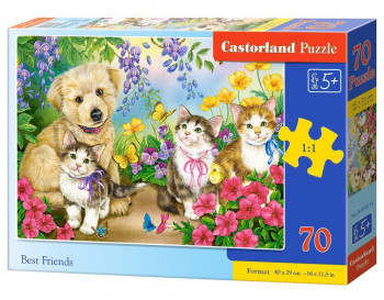 Castorland  B-070114 Best Friends , Puzzle 70 Teile