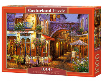 Castorland  C-104123-2 Evening in Provence, Puzzle 1000 Teile