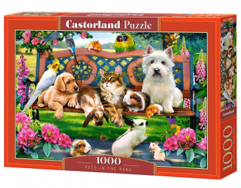 # Castorland  C-104406-2 Pets in the Park, Puzzle 1000 Teile