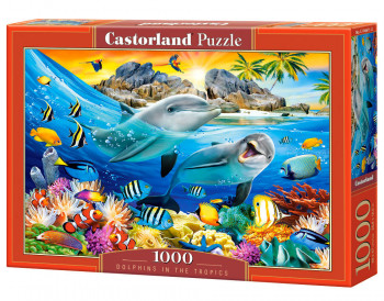 # Castorland  C-104611-2 Dolphins in the Tropics Puzzle 1000 Teile