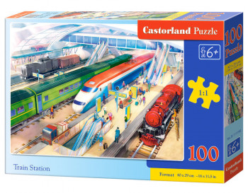 # Castorland  B-111190 Train Station Puzzle 100 Teile