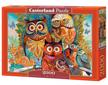 # Castorland  C-200535-2 Owls, Puzzle 2000 Teile