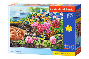 Castorland  B-222216 Lazy Sunday Puzzle 200 Teile