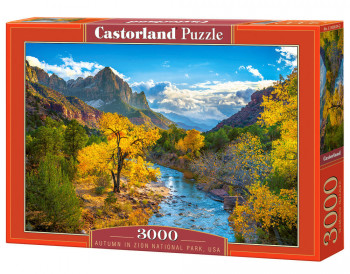 Castorland  C-300624-2 Autum in Zion National Park, USA Puzzle 3000 Teile