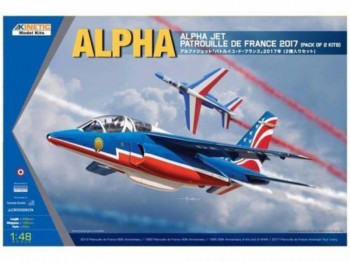 KINETIC 1:48 K48064 Alpha Jet Patrouille de 2017 2-in-1 kit