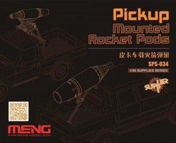 MENG-Model 1:35 SPS-034 Pickup Mounted Rocket Pods (Resin)