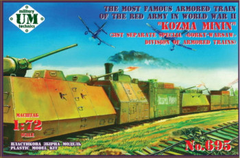 Unimodels 1:72 UMT695 Kozma Minin (31st separate special Gorky-Warsaw division of armored train)