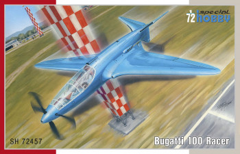 Special Hobby 1:72 100-SH72457 Bugatti 100P French Racer Plane