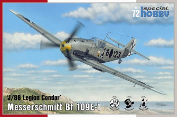 Special Hobby 1:72 100-SH72459 Messerschmitt Bf 109E-1 J/88 Legion Condor