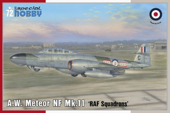 Special Hobby 1:72 100-SH72437 A.W. Meteor NF Mk.11 RAF Squardrons