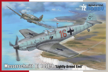 Special Hobby 1:72 100-SH72454 Messerschmitt Bf 109E-1 Lightly-Armed Emil