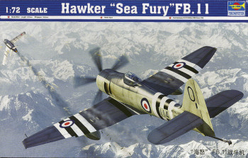 Trumpeter 1:72 1631 Hawker ''Sea Fury'' FB.11