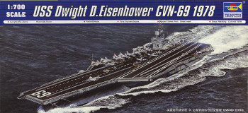 Trumpeter 1:700 5753 USS Dwight D. Eisenhower CVN-69 1978