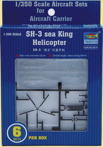 Trumpeter 1:350 6214 Sikorsky SH-3H Sea King Helicopter