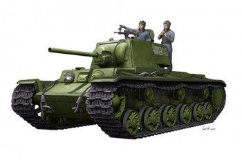 Trumpeter 1:35 9597 KV-1 1942 Simplified Turret Tank w/Tank Crew