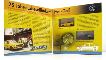 Brekina H0 1/87 02382 Deutsche Post Philatelie Sonderedition 25Jahre Post-Golf OVP (3262g)