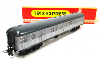 Trix Express H0 3379 Personenwagen Silberleing Steuerwagen DB OVP (380g)