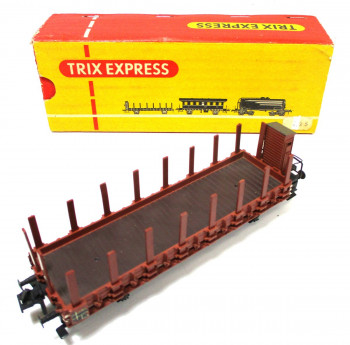 Trix Express H0 436 Rungenwagen mit Bremserhaus OVP (386g)