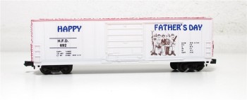 Life Like N Boxcar Happy Father´s Day H.F.D. 692 OVP (4326G)