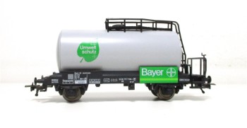 Fleischmann H0 (AC) 5409 Kesselwagen Bayer forscht für den Umweltschutz DB (33G)