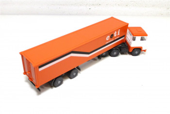 Wiking H0 1/87 520 (1) SCANIA Containersattelzug ceti international movers OVP