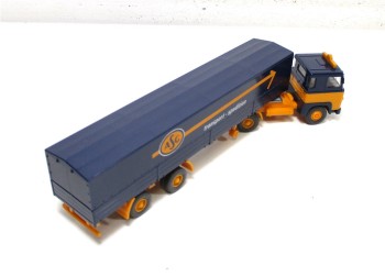 Wiking H0 1/87 533 Scania Pritschensattelzug ASG in OVP