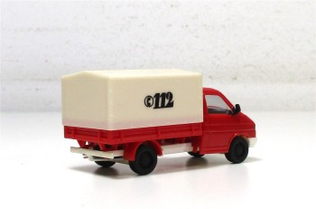 Modellauto H0 LKW Volkswagen T3 Pritsche/Plane Feuerwehr