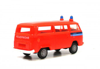 Modellauto H0 LKW Brekina VW Bus Flughafen FFM Feuerwehr