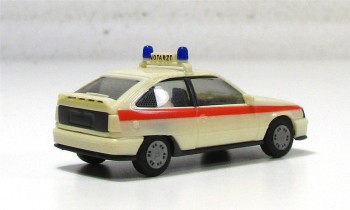 Modellauto H0 PKW Herpa Opel Kadett Notarzt Feuerwehr