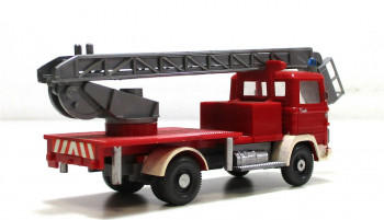 Modellauto H0 LKW (10) Wiking MB Leiterwagen Feuerwehr
