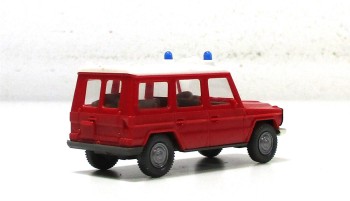Modellauto H0 (3) PKW Wiking Mercedes G Feuerwehr