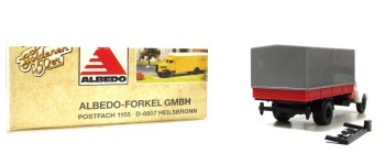 Modellauto H0 LKW Albedo Mercedes Pritsche Feuerwehr Neviges