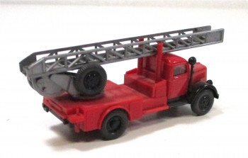 Automodell H0 Wiking Opel Drehleiter Feuerwehr 