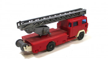 Automodell H0 Wiking Magirus Drehleiter Feuerwehr 