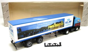 Albedo H0 1/87 LKW Volvo Sattel-Auflieger KLM Cargo OVP (5115g)