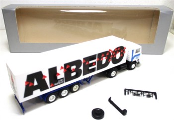Herpa H0 1/87 LKW Volvo Kühlkoffer-Auflieger Albedo Duhnke OVP (5125g)