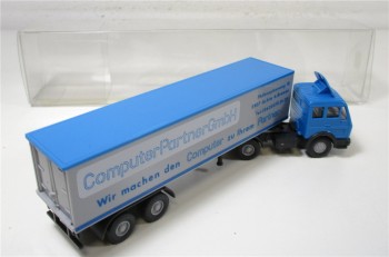 Wiking H0 1/87 LKW MB Sattelzug Koffer Computer-Partner OVP (5244g)