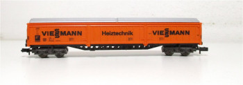 Fleischmann N 8386 Großraumgüterwagen Viessmann Heiztechnik DB (5482G)