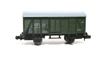 Piko N 5/4126-04 gedeckter Güterwagen GMS 39 grün 315 256 SNCB (6494G)
