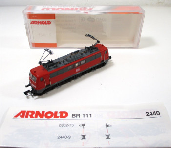 Arnold N 2440 Elektrolok BR 111 096-4 verkehrsrot DB AG Analog OVP (5913g)