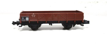 Minitrix N 13251 / 3251 offener Güterwagen Niederbordwagen 804 317 DB (6469G)