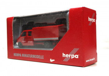 Modellauto H0 1/87 Herpa 046329 MB Sprinter 13 Doka Feuerwehr Wiesbaden