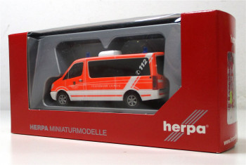 Modellauto H0 1/87 Herpa 049467 MB Sprinter 06 Bus FW Stadt Leipzig