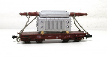 Roco N 25182 Schwerlastwagen mit Transformator DB (5852H)