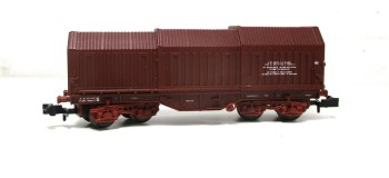 Roco N 02375C Teleskophaubenwagen SNCF OVP (5556H)