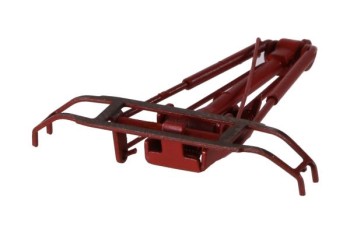 Einholmstromabnehmer H0 für die moderne E-LOK. Zb. Für BR 103 und BR 101. Lackiert RAL 3000 rot